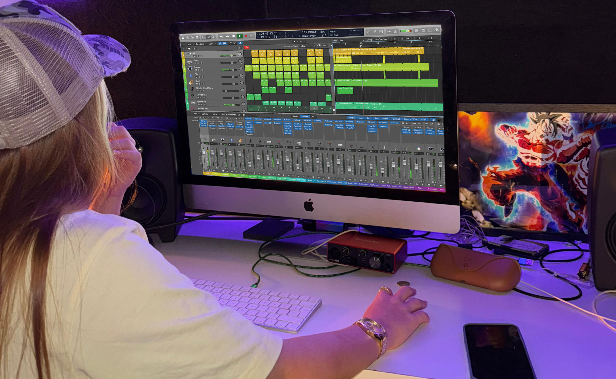 Artist track development